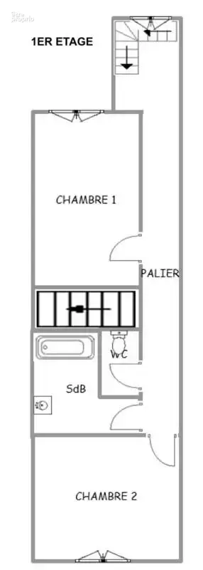 Centre Moret Sur Loing (77) - Maison à vendre 85m2 avec une petite cour intérieure et une dépendance 34m2 - photo 12