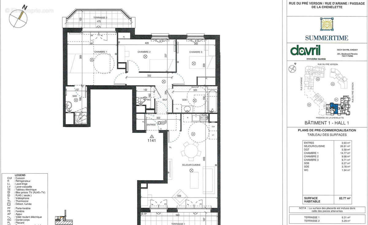 Appartement à CHESSY