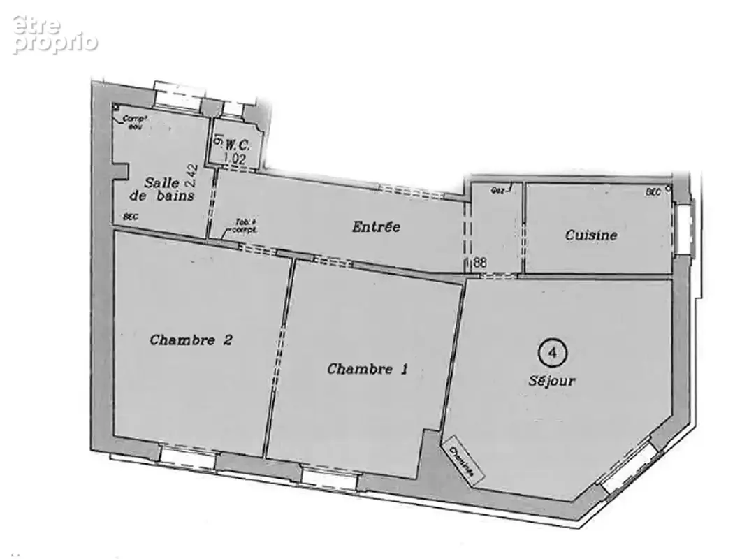 Bois-colombes jean jaures - exclusivité - 3 pieces  65 m² - 389 000  fai - photo 5