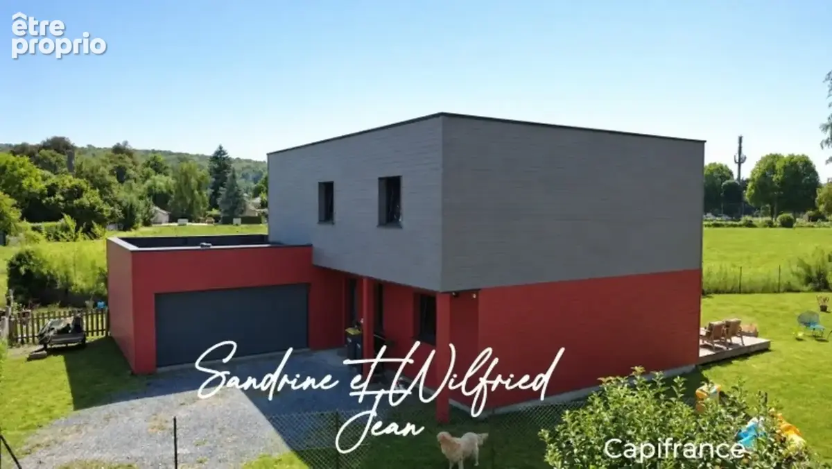 CHARLEVAL – Maison d'architecte 2018  155 m²  Suite parentale  DPE A/A  Garage 39 m²  Vue campagne - photo 4