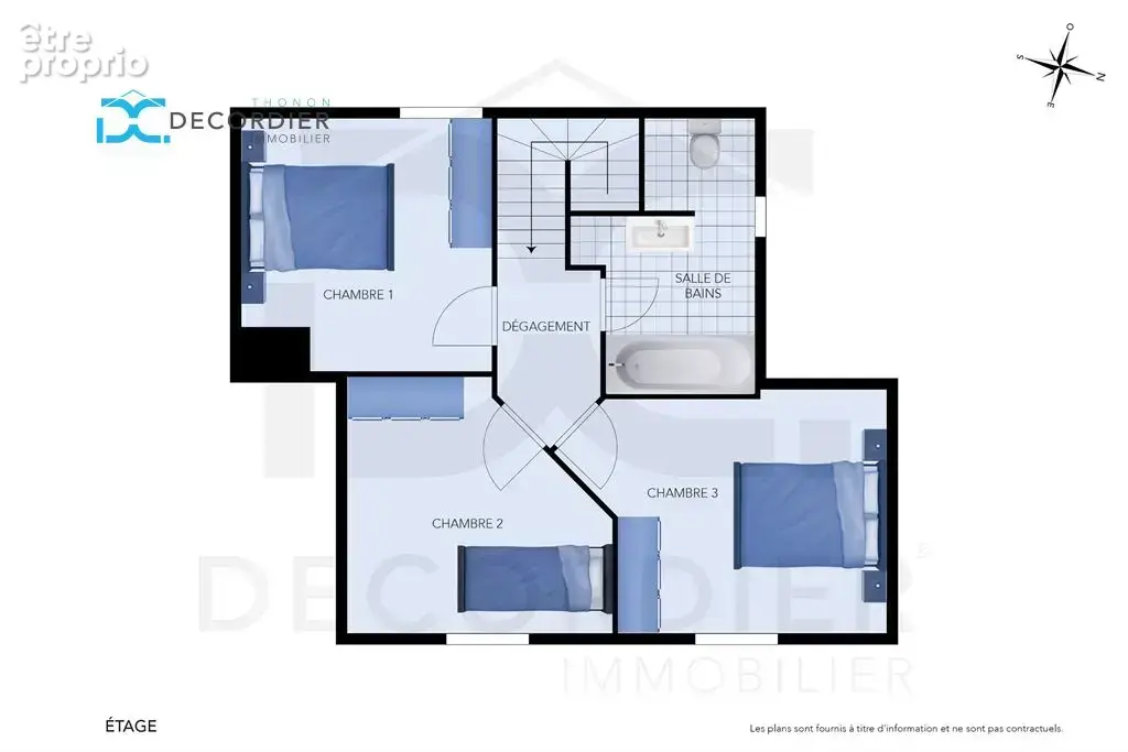 Thonon les bains maison mitoyenne 93.43 m² - photo 13