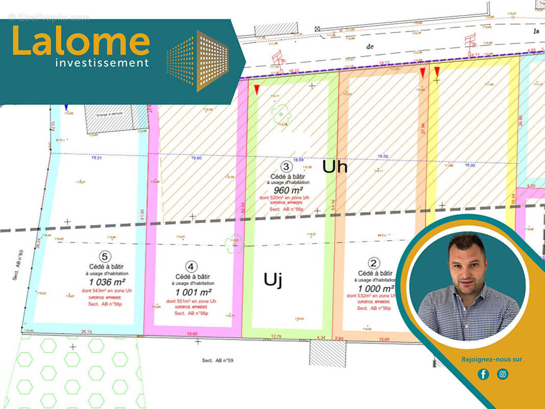 Terrain à SAINT-LUBIN-DE-LA-HAYE