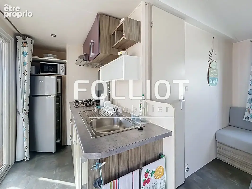 A vendre 50590 montmartin sur mer plage ! terrain + mobil home de 30.50 m2 - photo 5