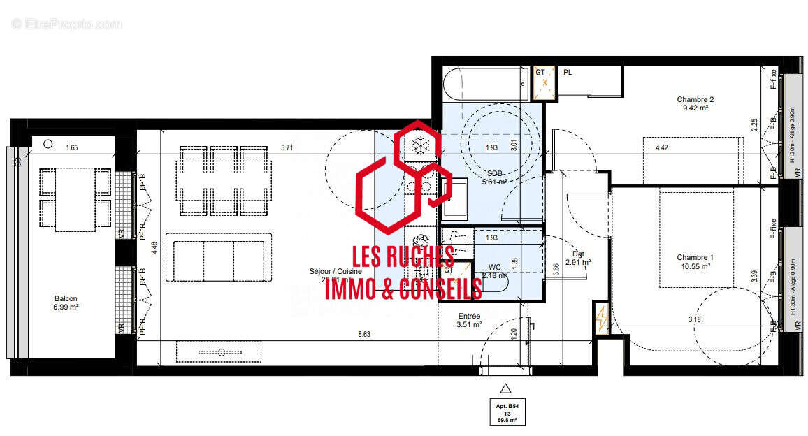 Appartement à BOISSY-SAINT-LEGER