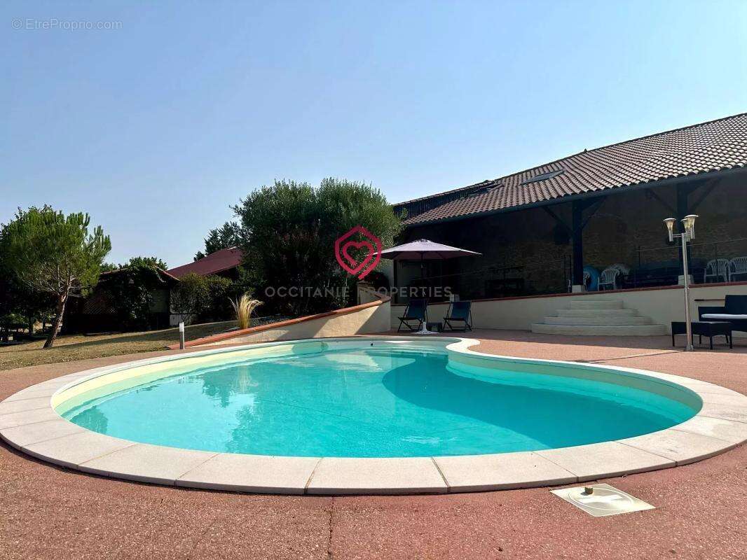 Magnifique ferme avec piscine, dépendances, lac et 6,2 hectares de terrain proche Miélan Gers - photo 6