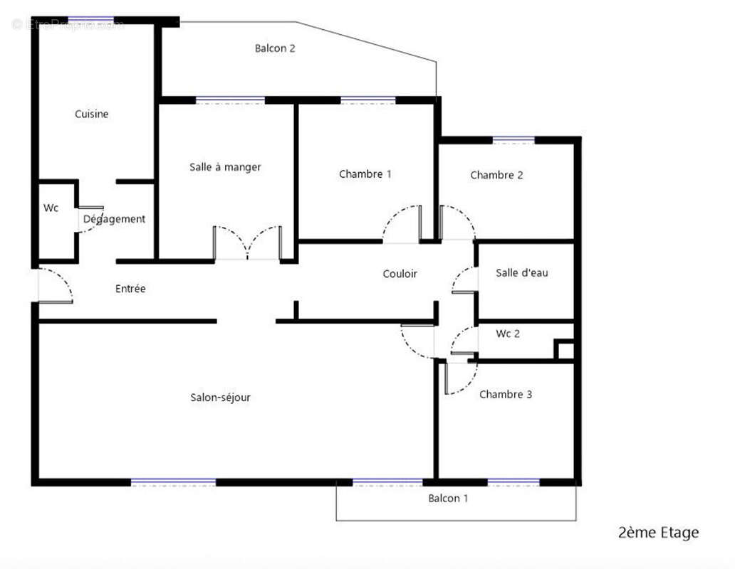 Appartement à PARIS-14E