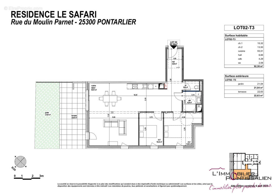 Appartement à PONTARLIER