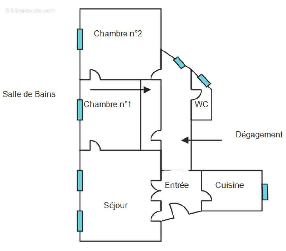 Appartement à PARIS-10E