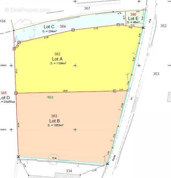 Terrain à ROCHESSAUVE