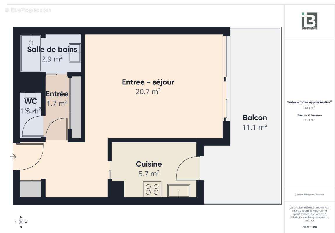 Appartement à CARQUEIRANNE