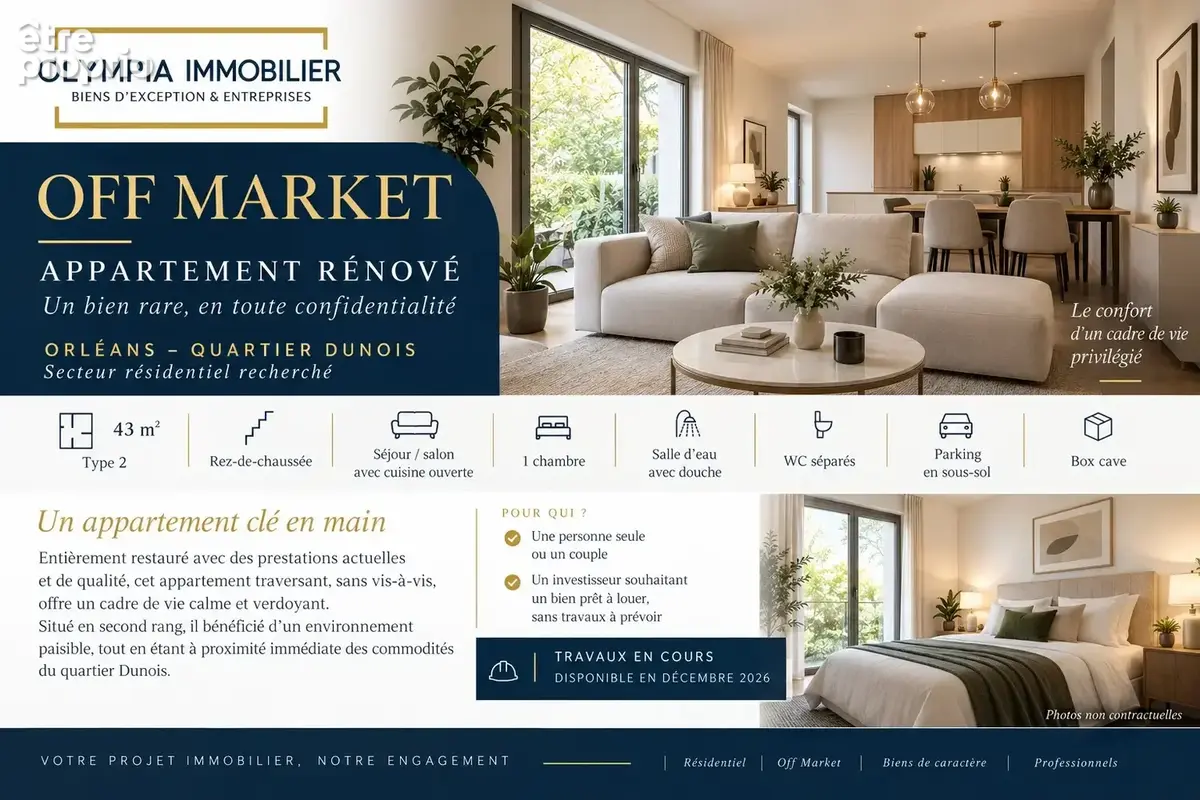 Photo Appartement à Orleans au prix de 138 000€