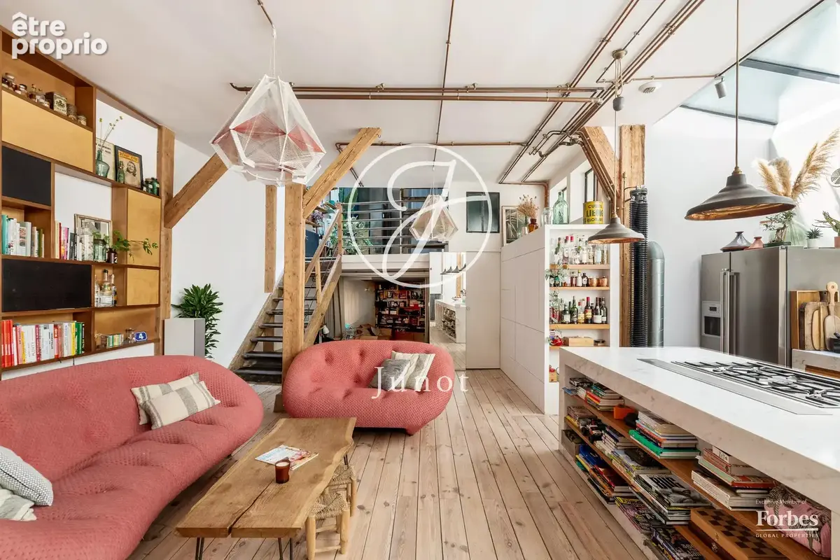 Paris 19e - BUTTES BERGEYRE / BELLEVILLE - Maison/loft - 145,60m² Carrez - 166,30m² au sol - 3 chambres - Volumes - photo 15