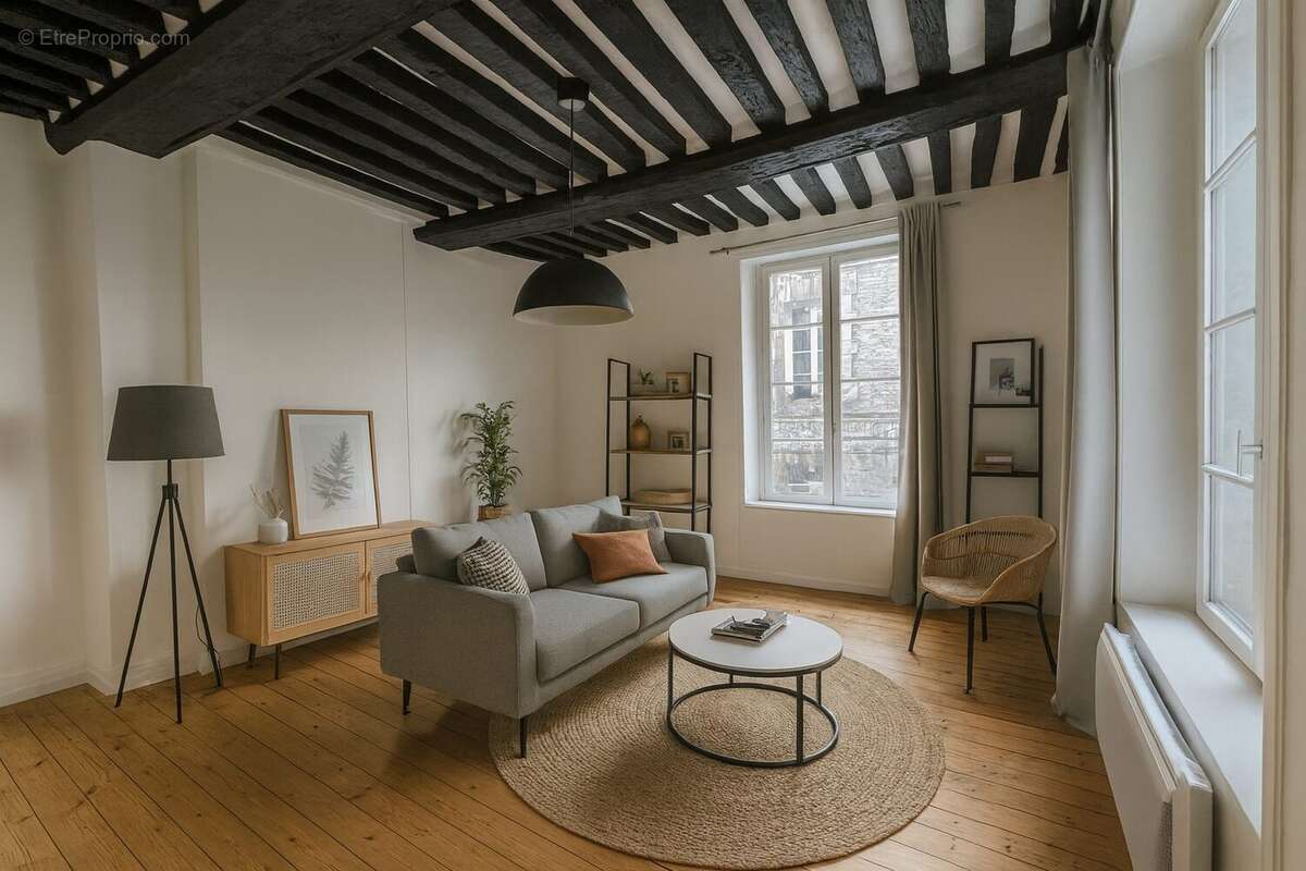 Visuel créé via IA  - Appartement à CAEN
