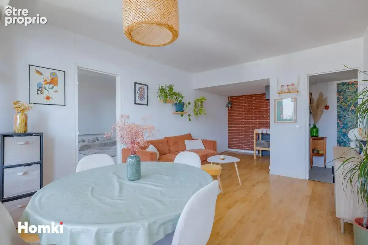 Villeurbanne – t2 bis de 48,56 m² – 13ᵉ étage – lumineux – balcons – parc – - photo 3