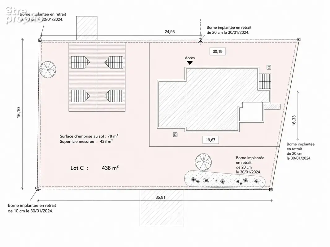 Projet 438 - Terrain à bâtir de 438m² YERMENONVILLE (28) - 55 000 € - photo 5