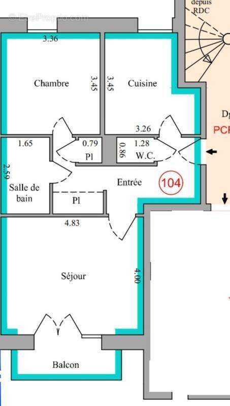 Appartement à VANDOEUVRE-LES-NANCY