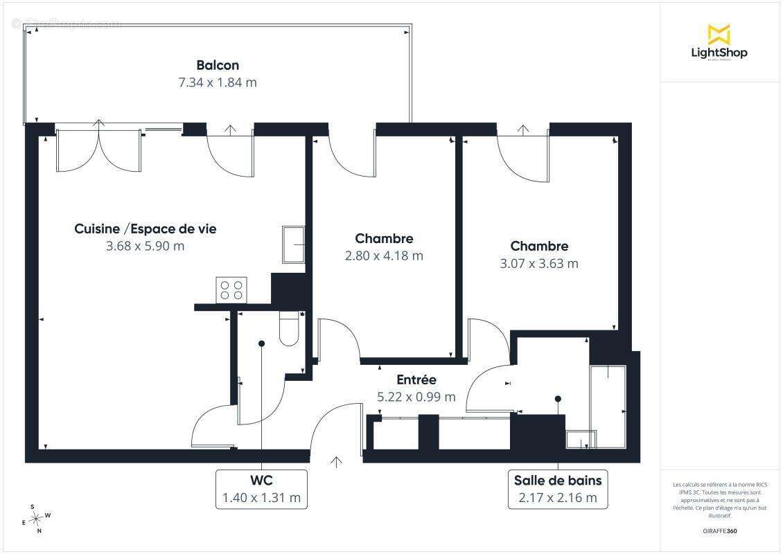 Appartement à AUBERVILLIERS