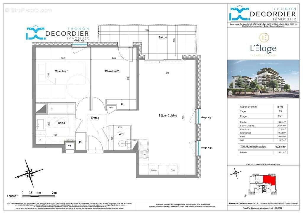 À vendre  appartement t3 neuf - thonon-les-bains (74200) - photo 2
