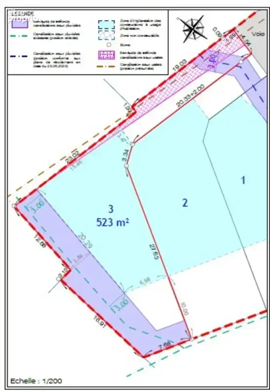 Terrain viabilisé de 523 m² à VANNES - photo 2
