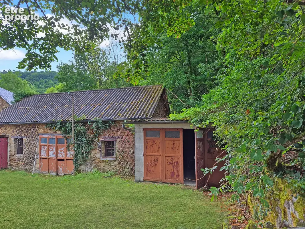 CORRÈZE. Proche d'ARGENTAT. Maison de campagne comprenant 4 chambres, une maison attenante à rénover, une dépendance et un terra - photo 2