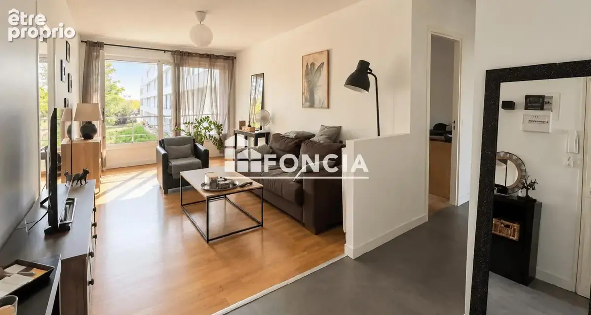 T4 - 3 chambres saint herblain vue parc - photo 2