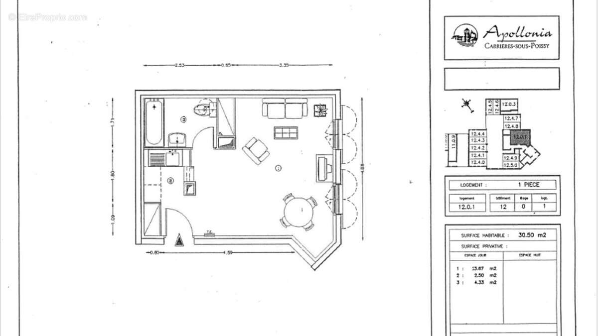 Appartement à CARRIERES-SOUS-POISSY