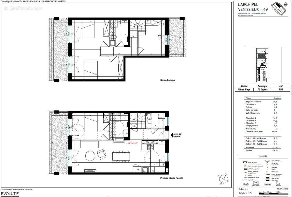 Appartement à VENISSIEUX