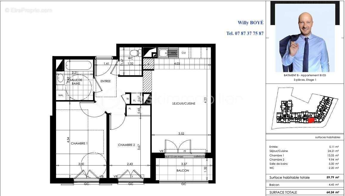 Appartement à JOUARS-PONTCHARTRAIN
