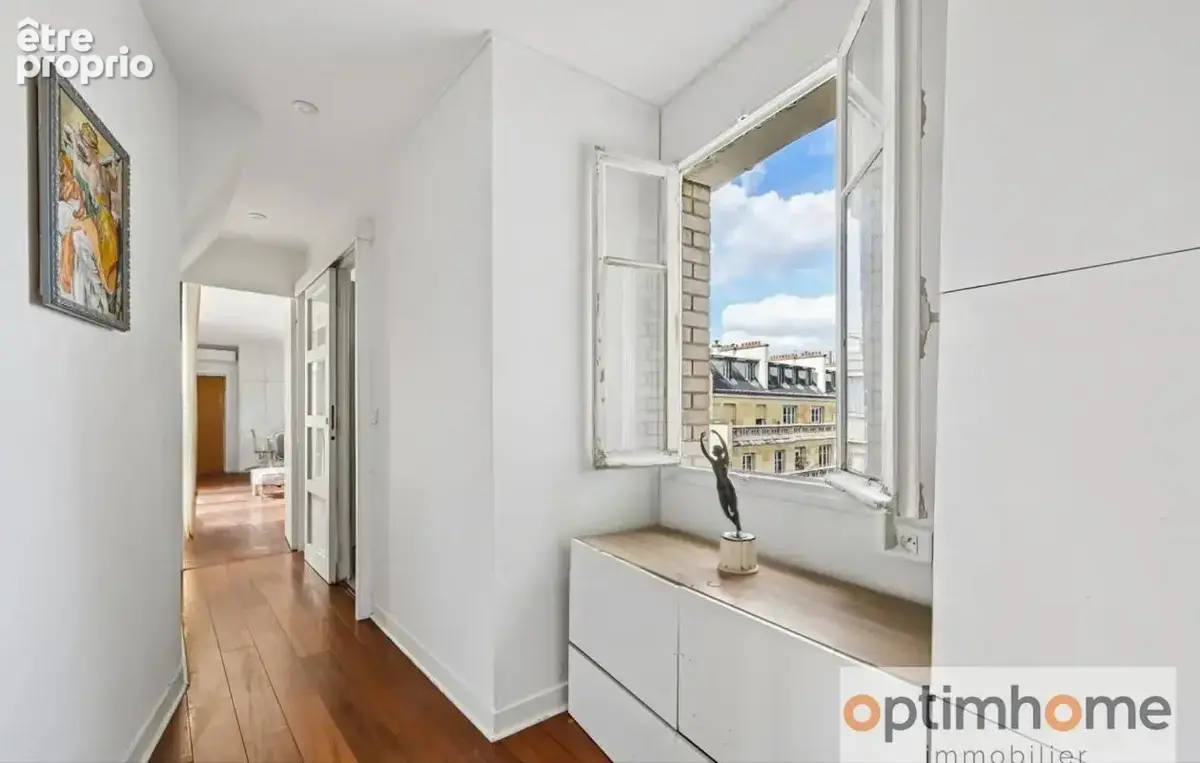 Appartement à vendre 2 pièces - auteuil / jasmin - paris xvième -  dernier étage – grand balcon – vue dégagée - photo 10