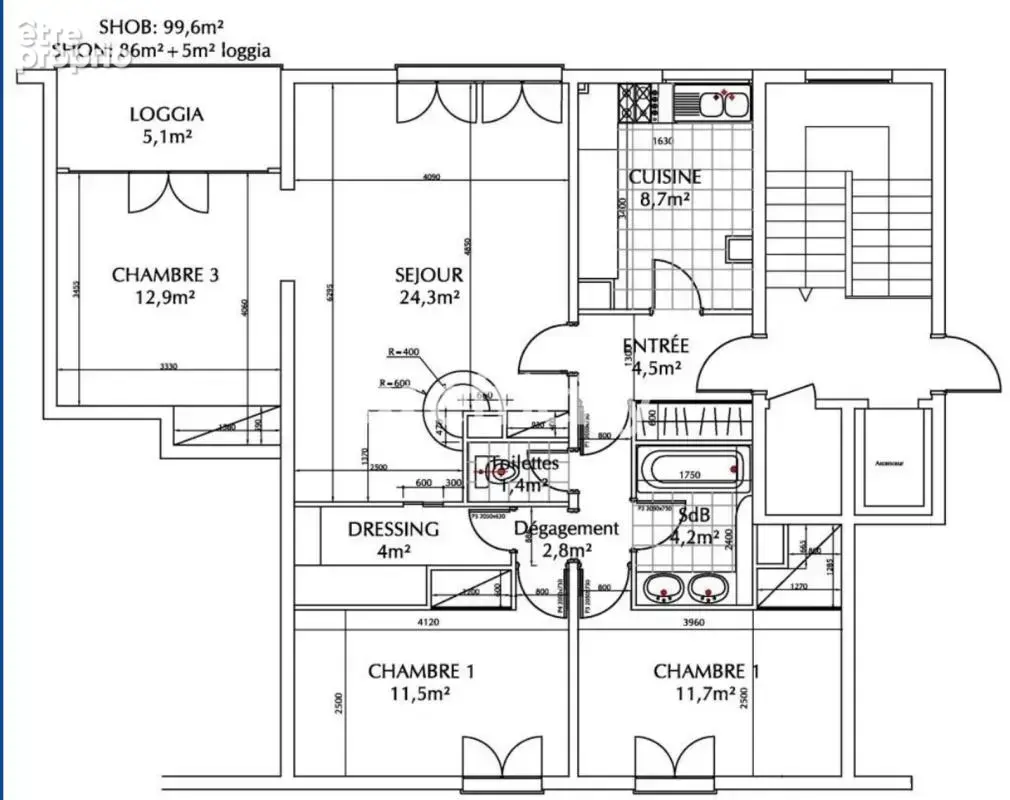 Appartement - photo 9