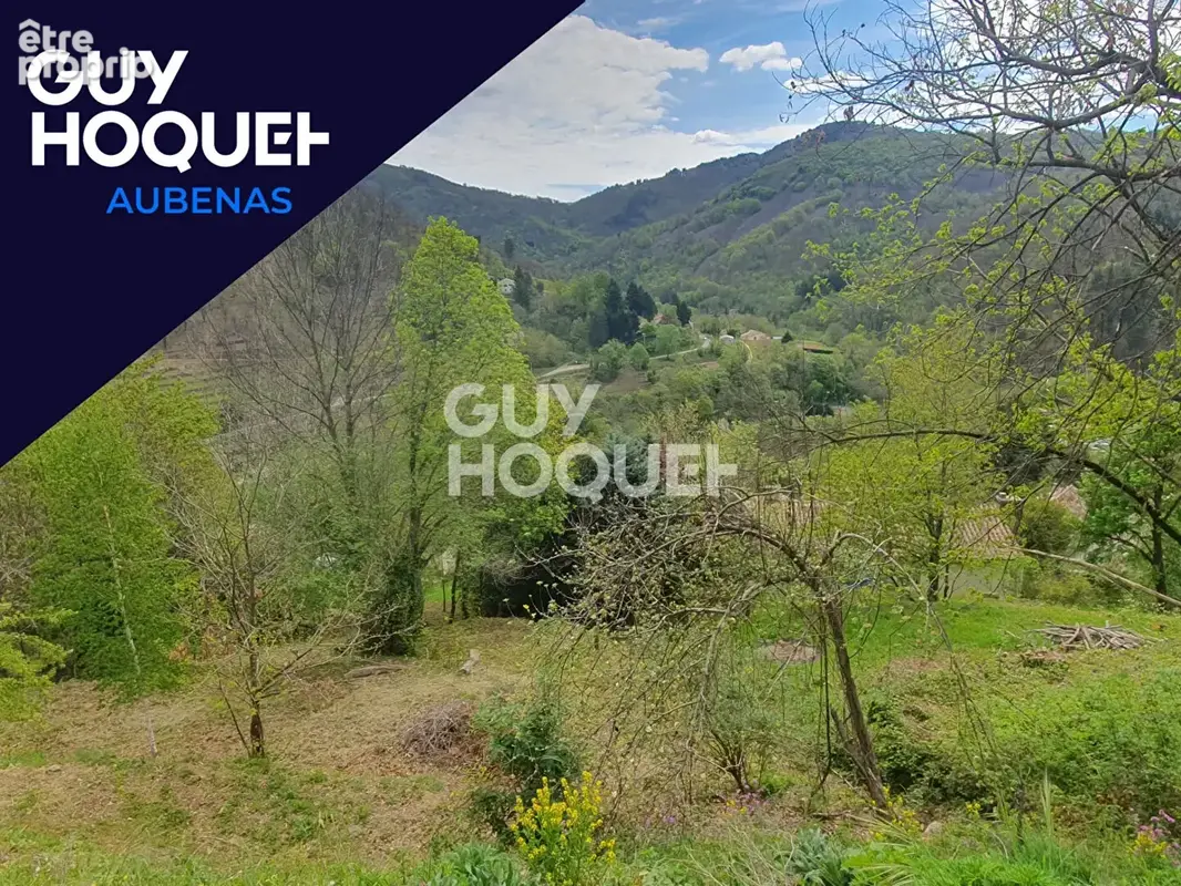 Terrain constructible de 1270m² à Antraigues sur Volane - photo 1