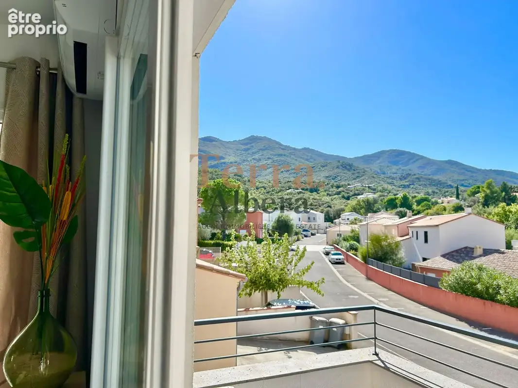 Villelongue-dels-monts   appartement de 49 m2   2 terrasses   cave   parking   vue - photo 7