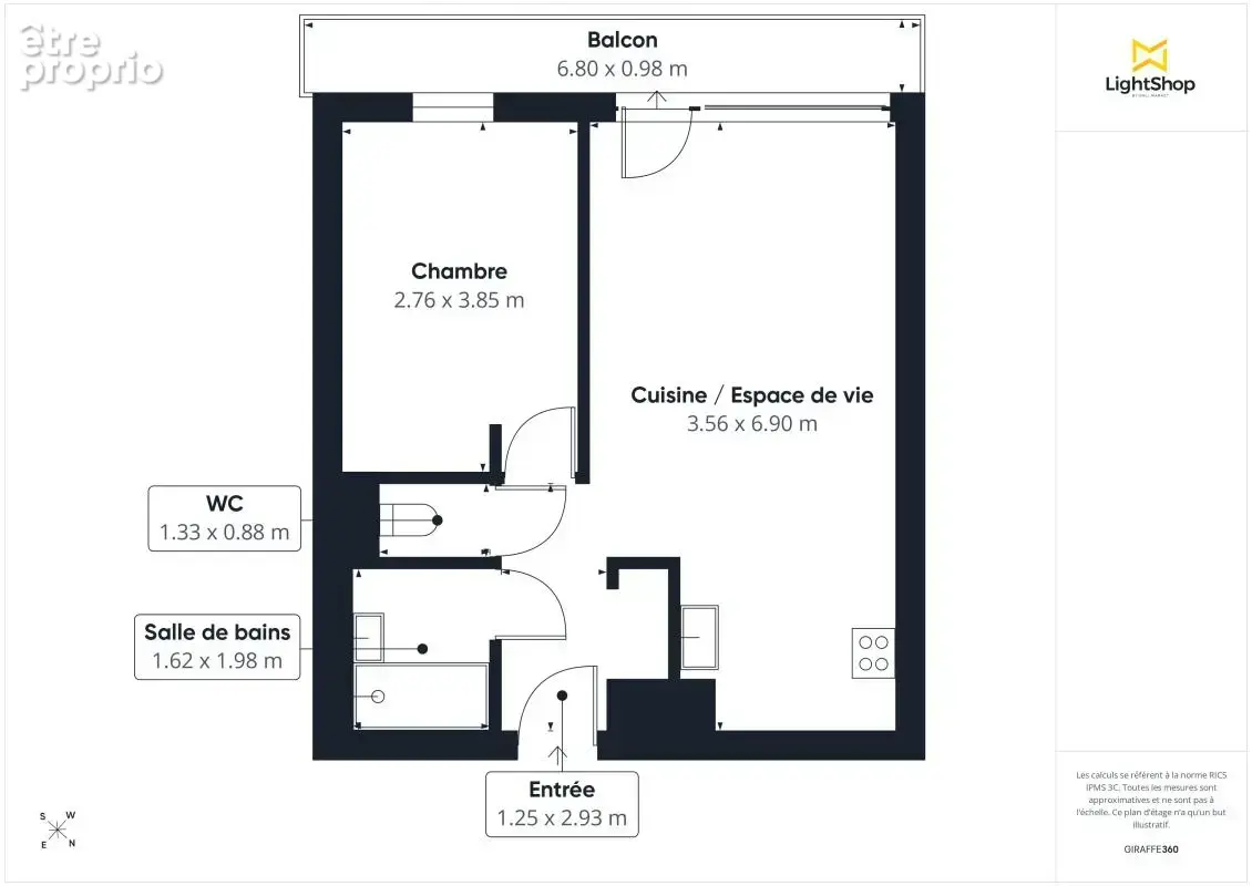 Superbe appartement 2 pièces avec balcon et parking - Cours Saint Louis, Bordeaux - photo 16