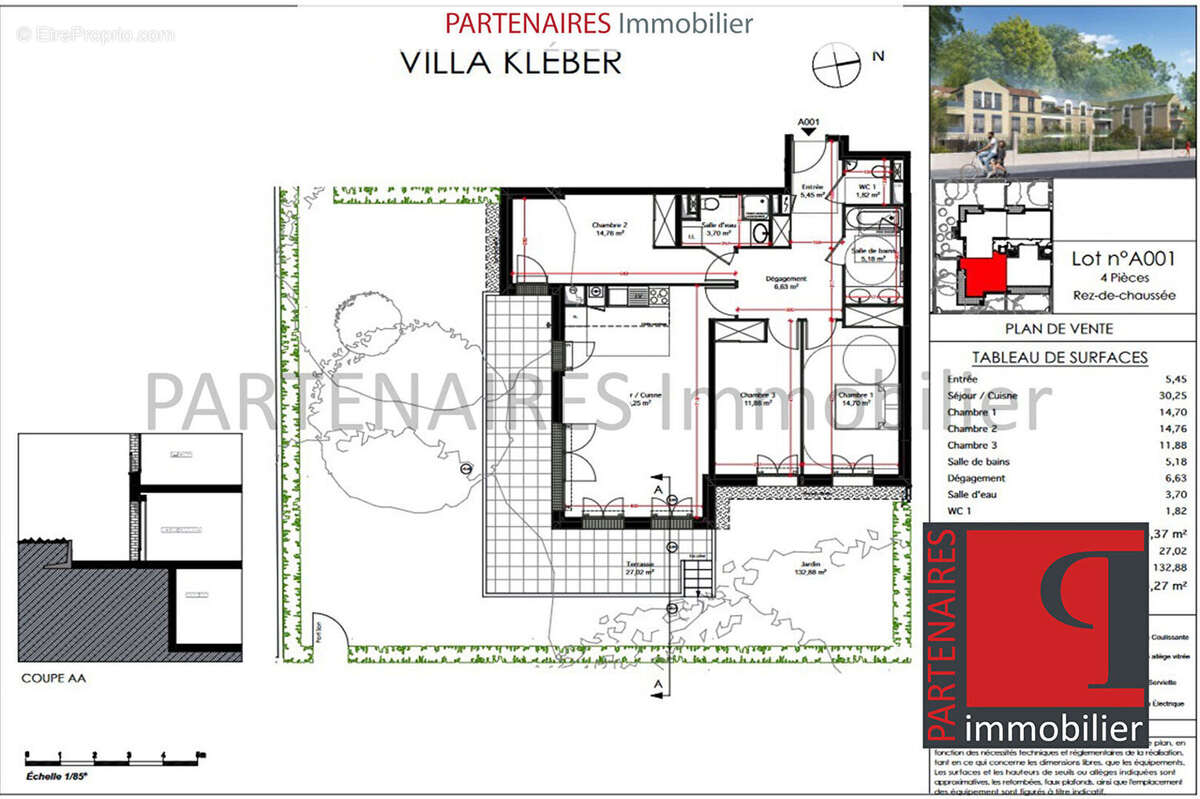 Appartement à LE CHESNAY
