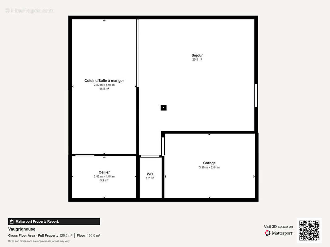 Maison à VAUGRIGNEUSE