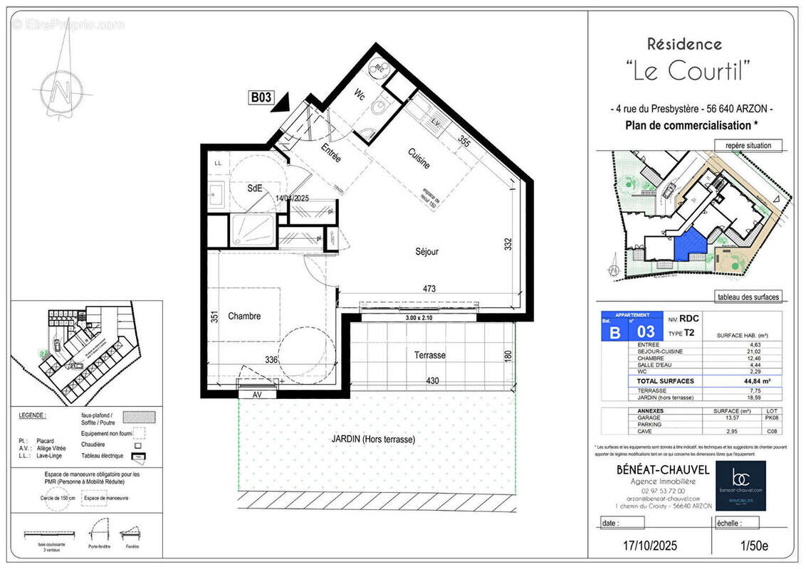ARZON BOURG, Appartement neuf T2 - photo 4