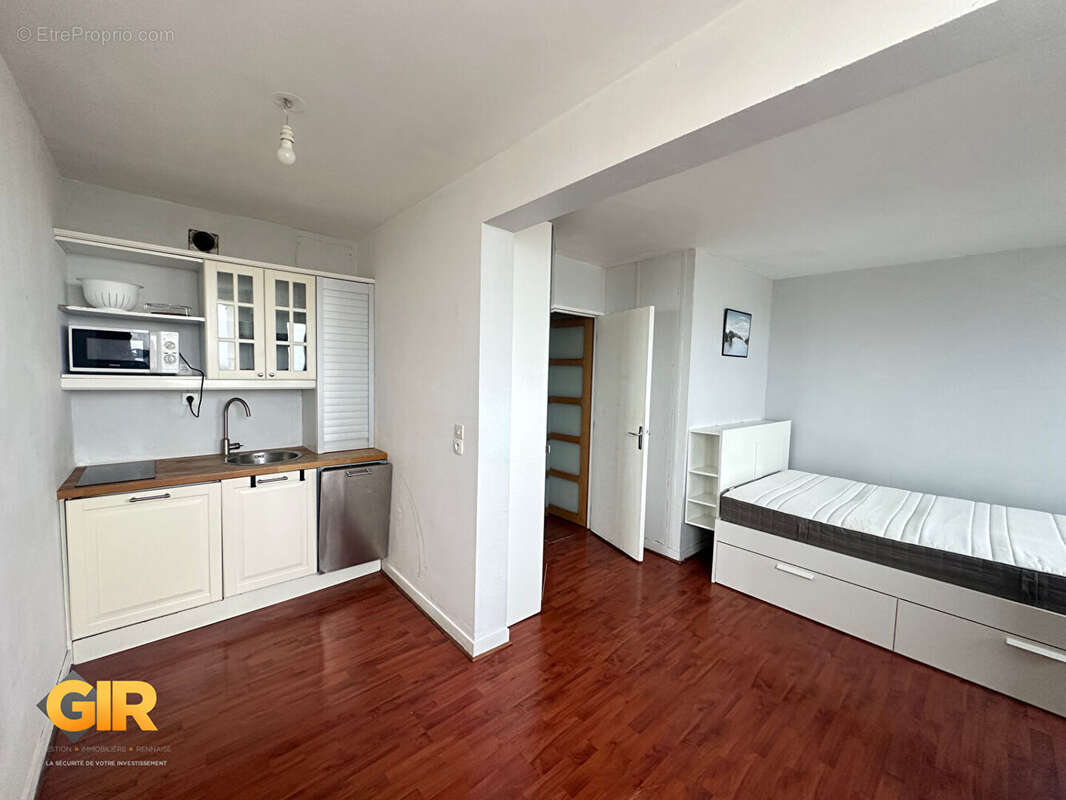 Rennes centre-ville appartement t1 28m² dans residence de standing l'eperon avec vue panoramique - photo 4