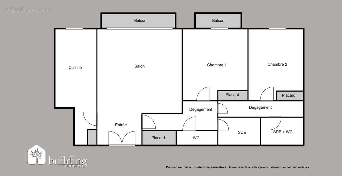 Paris 16ème - Appartement 4 pièces de 85,21 m2 - photo 2
