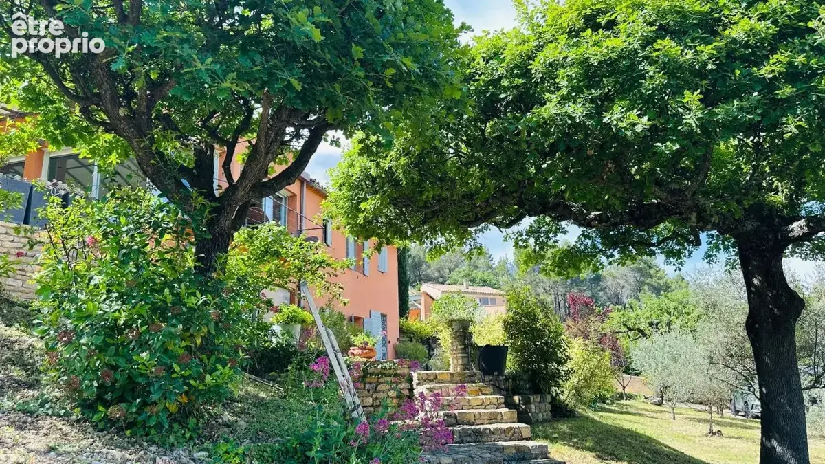 À vendre - superbe propriété villa 192m² terrain 3900m² piscine vues imprenables  mont ventoux  secteur vaison - photo 6
