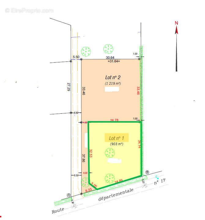Photo 2 - Terrain à SIGOULES