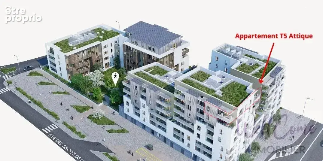 Appartement neuf t5 de 107m² – 2 balcon (s/o) – attique (7e/7)  annecy - photo 9