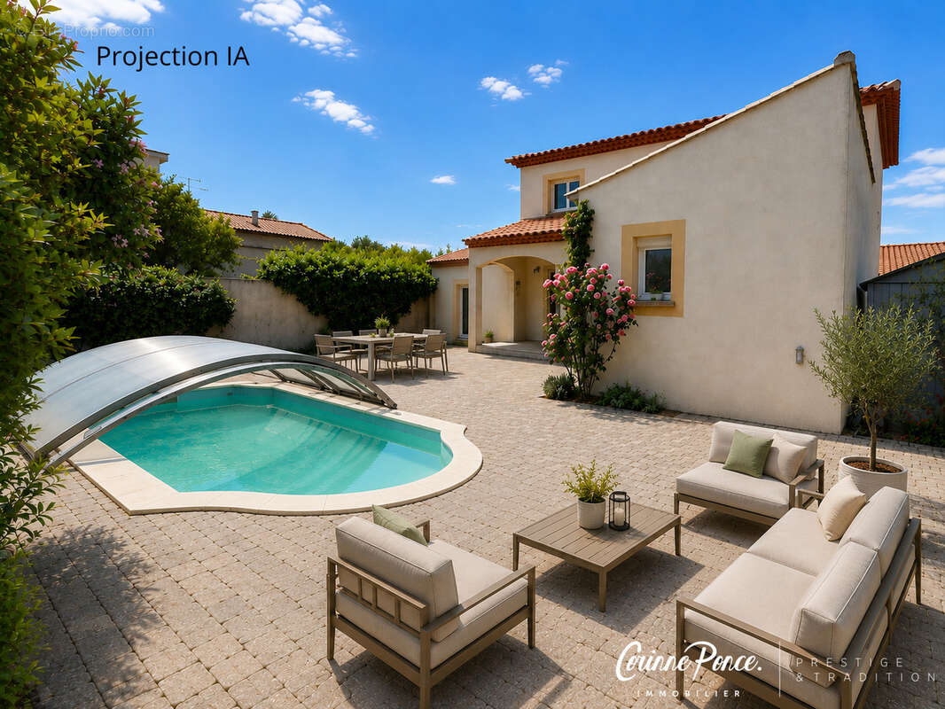 Aigues-mortes maison contemporaine avec piscine a proximite des remparts corinne ponce immo - photo 5