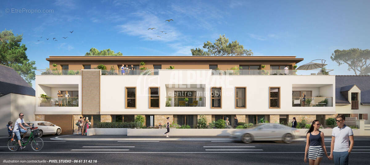 La Turballe, Appartement T2 avec Terrasse de 30m² , stationnement et cave,   proche du port. - photo 2