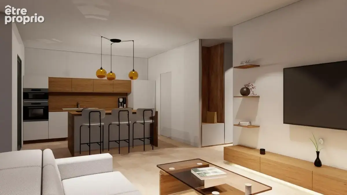 Maison contemporaine plain pied - 114 m² - grand champ centre - photo 8