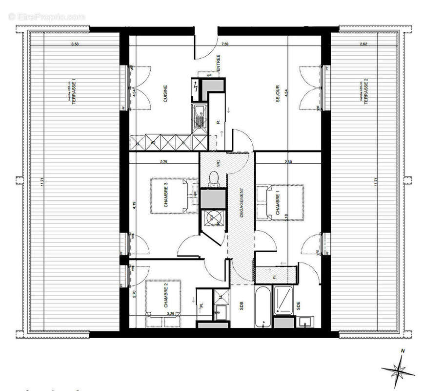 Appartement à PIBRAC