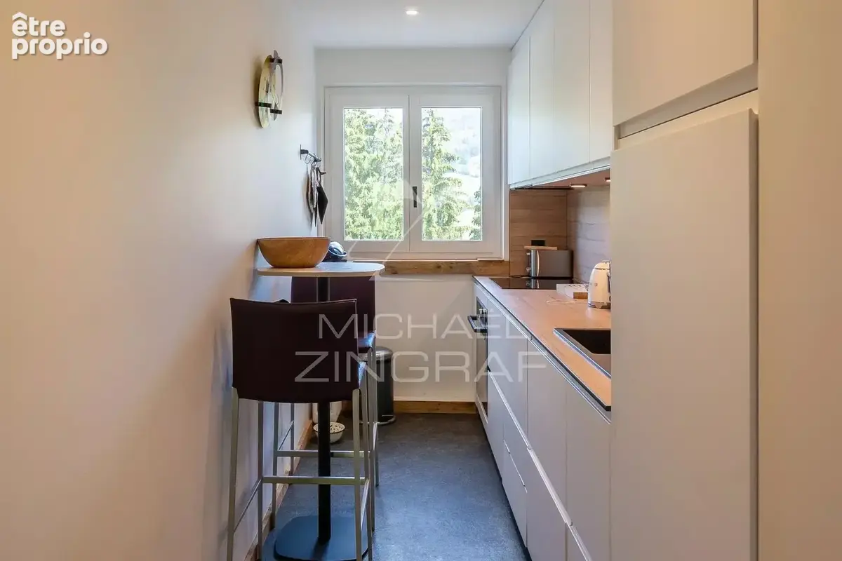 Appartement Rez-de-Jardin "coup de coeur" - 3 pièces - Cheminée - Rénové - Megève - photo 4
