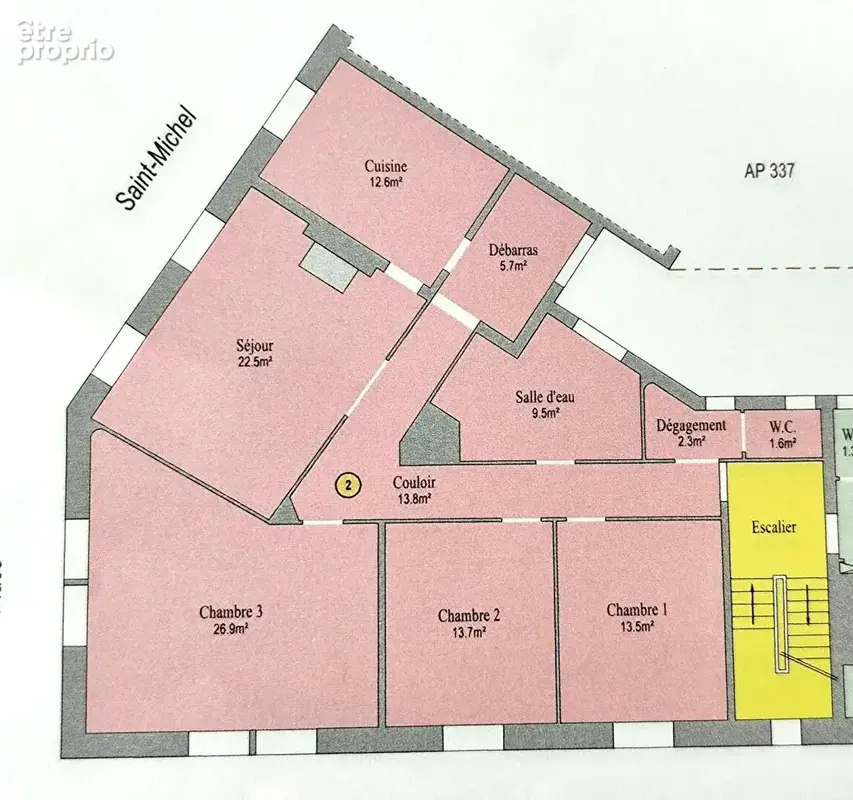 A Vendre Appartement Saint Hilaire Du Harcouet 5 pièce(s) 122 m2 - photo 4