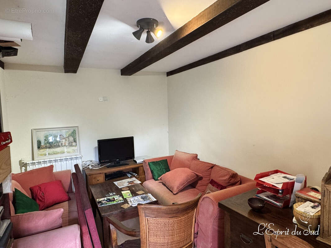 Salle TV ou chambre 5 - Maison à GINALS
