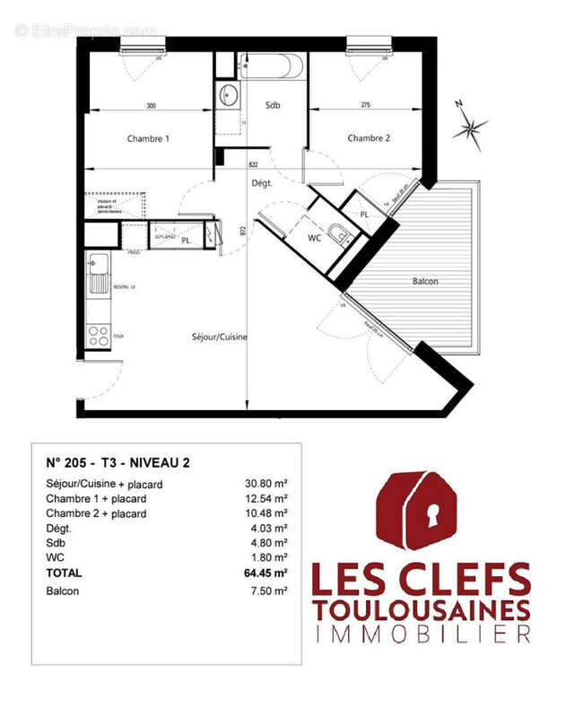 Appartement à TOULOUSE