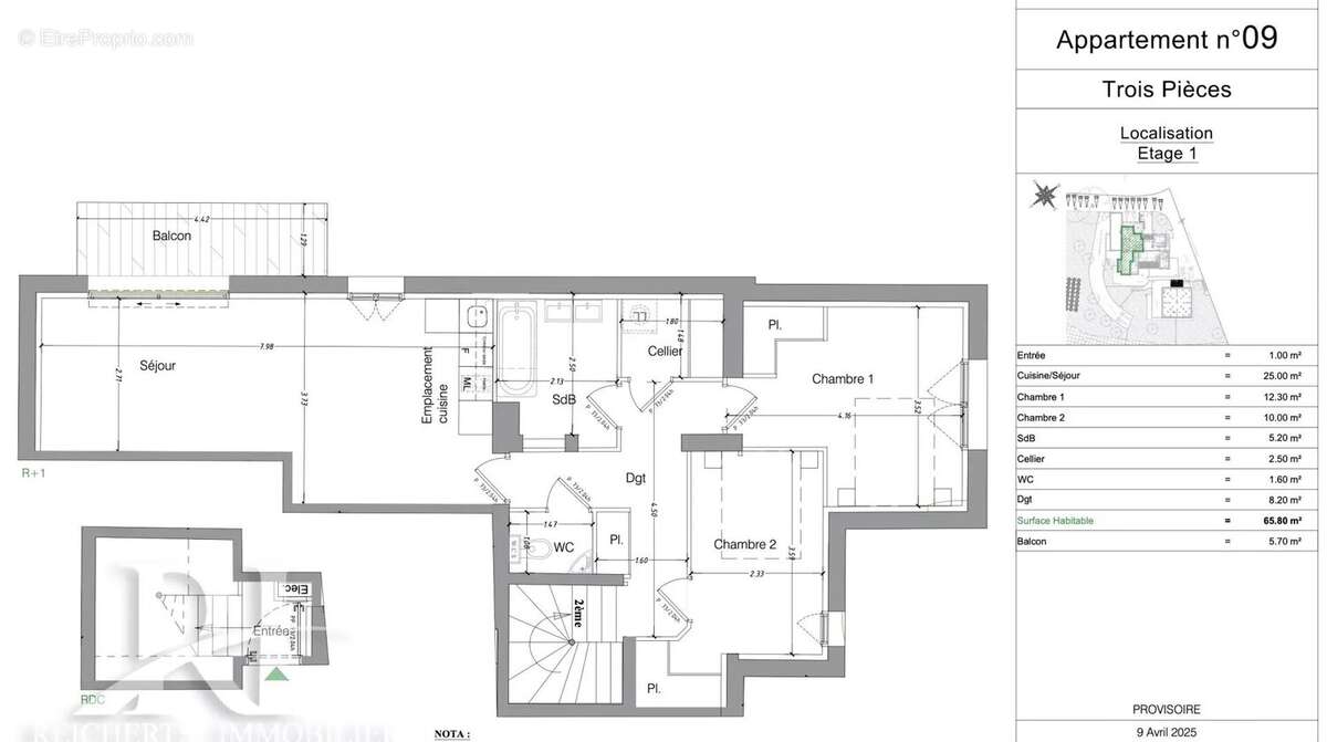 Appartement à MOUANS-SARTOUX